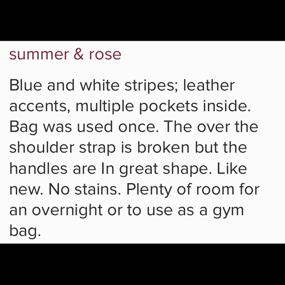 Summer and Rose bag - Picture 7 of 7